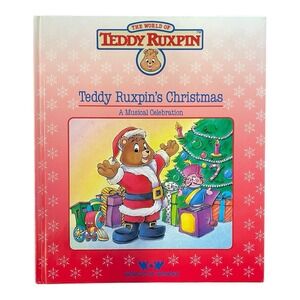 Teddy Ruxpin's Christmas A Musical Celebration Worlds Of Wonder Book